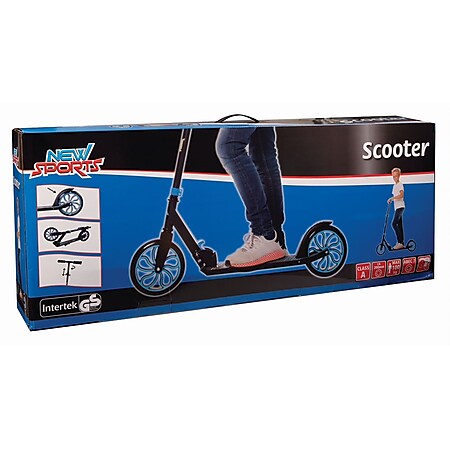New Sports Scooter Blau/Schwarz, 200 mm, ABEC 7 - Bild 1