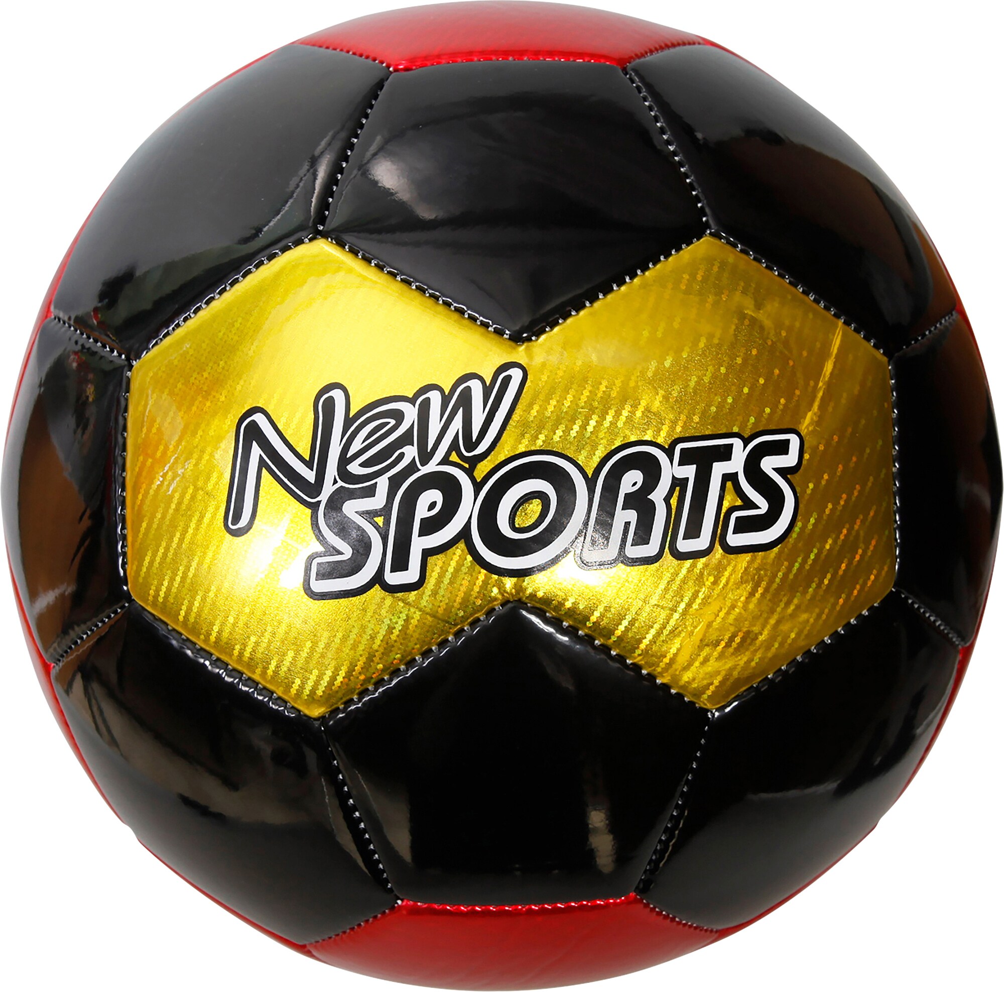 New Sports Fu&szlig;ball Deutschland, Gr&ouml;&szlig;e 5, PVC, unaufgeblasen - Bild 1