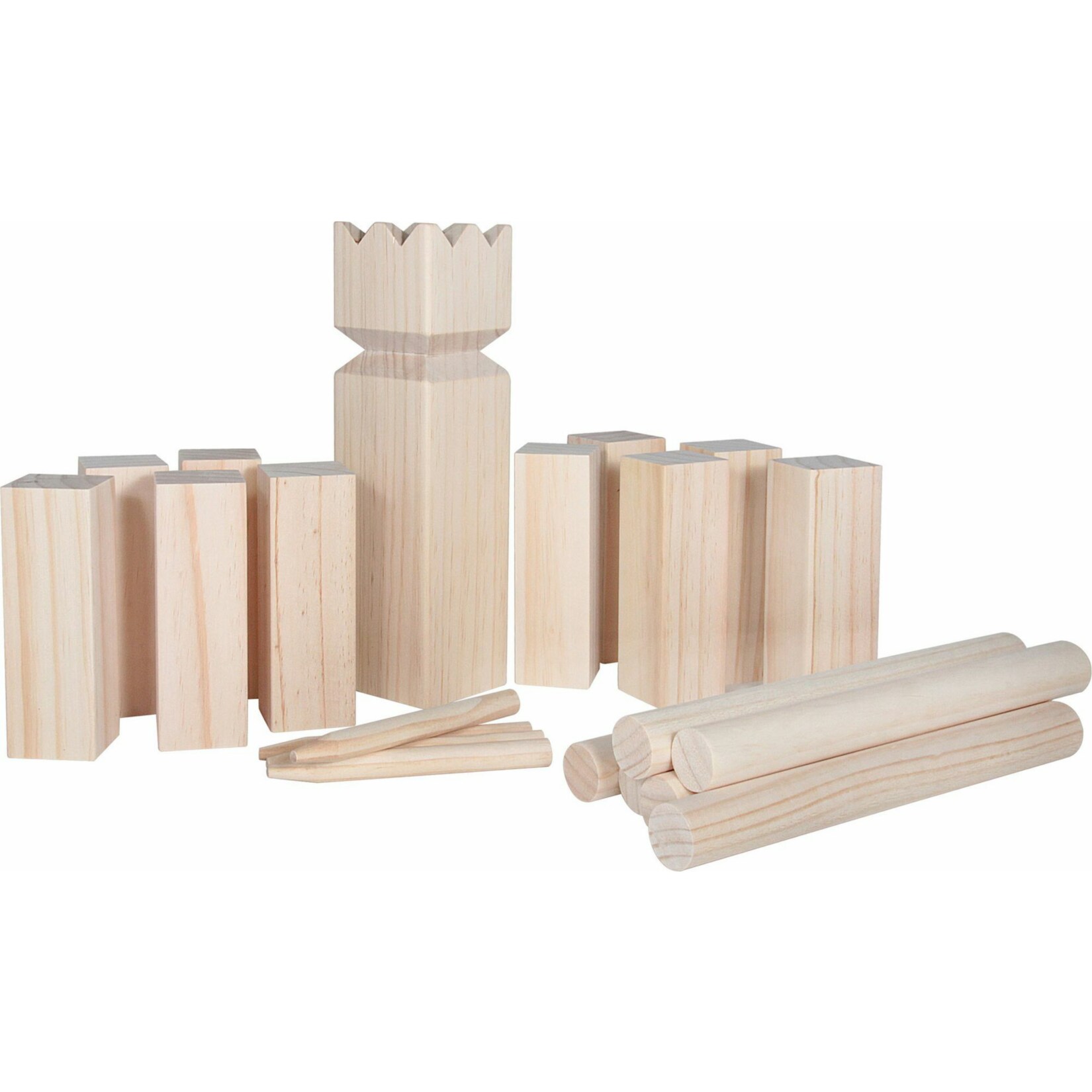 Outdoor active Outdoor active Schwedenschach-Kubb, 21-teilig im Netz - Bild 1