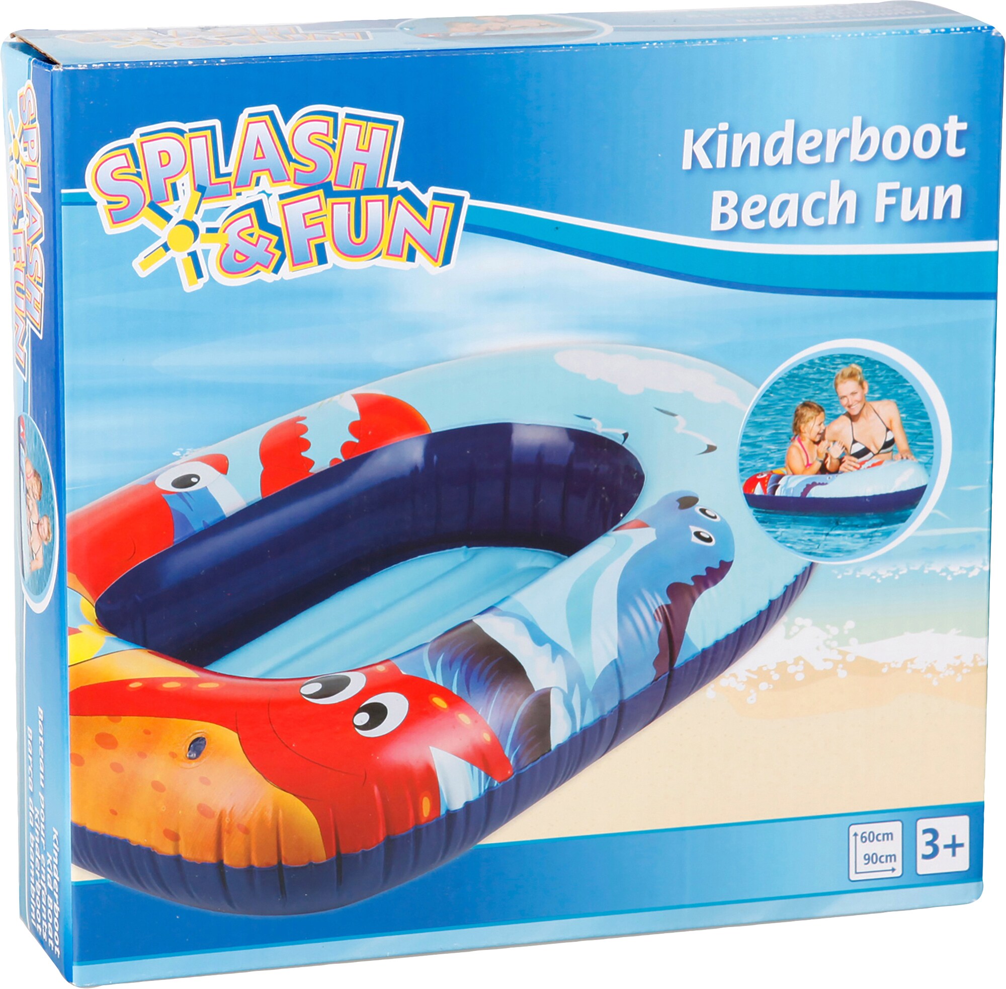 Splash & Fun Kinderboot Beach Fun, 95 x 60 cm - Bild 1