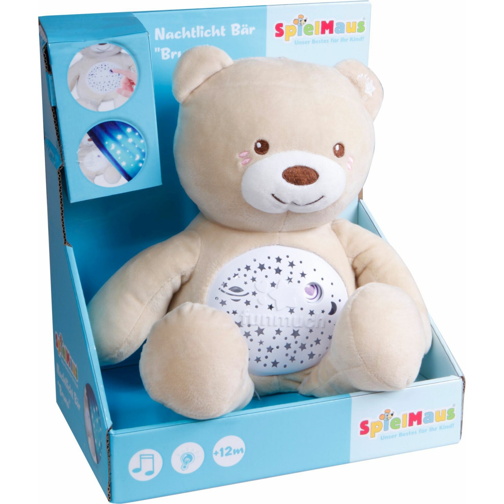 SpielMaus Baby Nachtlicht Teddy ''Bruno'' - Bild 1