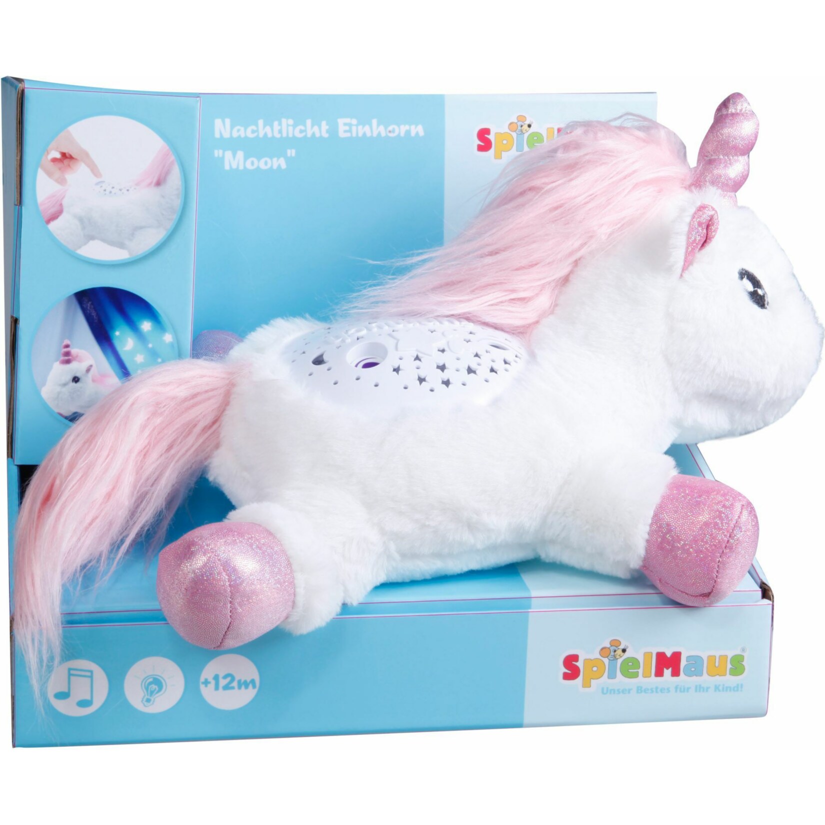 SpielMaus Baby Nachtlicht Einhorn ''Moon'' - Bild 1