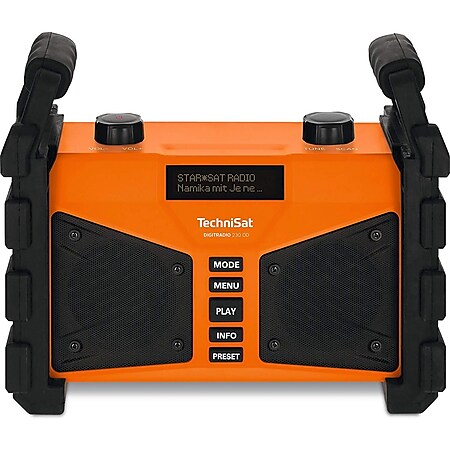 TechniSat DIGITRADIO 230 OD mobiles DAB+/UKW-Baustellenradio mit Akku und Bluetooth-Audiostreaming - Bild 1