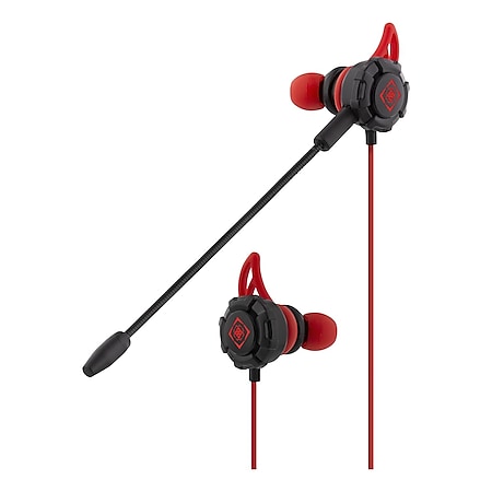 DELTACO GAMING In-Ear-Headset (abnehmbares Mikrofon, Doppelmikro, Silikonflügel) - Bild 1