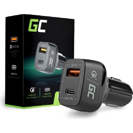 Green Cell In-Car Charger USB-C Power Delivery + USB Auto-Ladegerät online  kaufen bei Netto