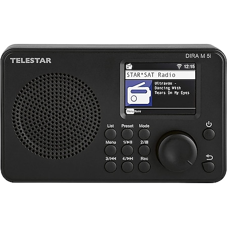 TELESTAR DIRA M 5i Internetradio (TFT Farbdisplay, UPnP und USB Media-Playback, Wecker, Bluetooth 5.1, Fernsteuerung via Soundmate App) - Bild 1
