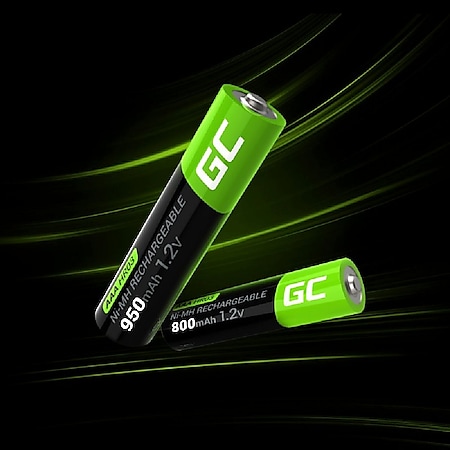 Dominerende bakke ødemark Green Cell 2x Akkumulator AAA HR03 800mAh Akkus Batterien 1,2V online  kaufen bei Netto