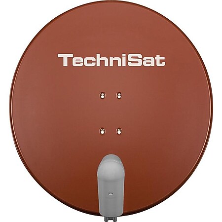 TechniSat SATMAN 850 Plus, UNYSAT-Quattro-LNB, rot (Sat-Antenne 85 cm mit Quattro-LNB) - Bild 1