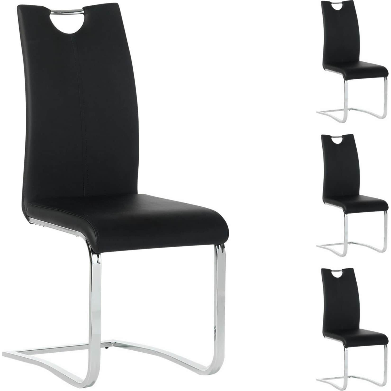 IDIMEX Schwingstuhl Set 4 St&uuml;hle SABA - Bild 1