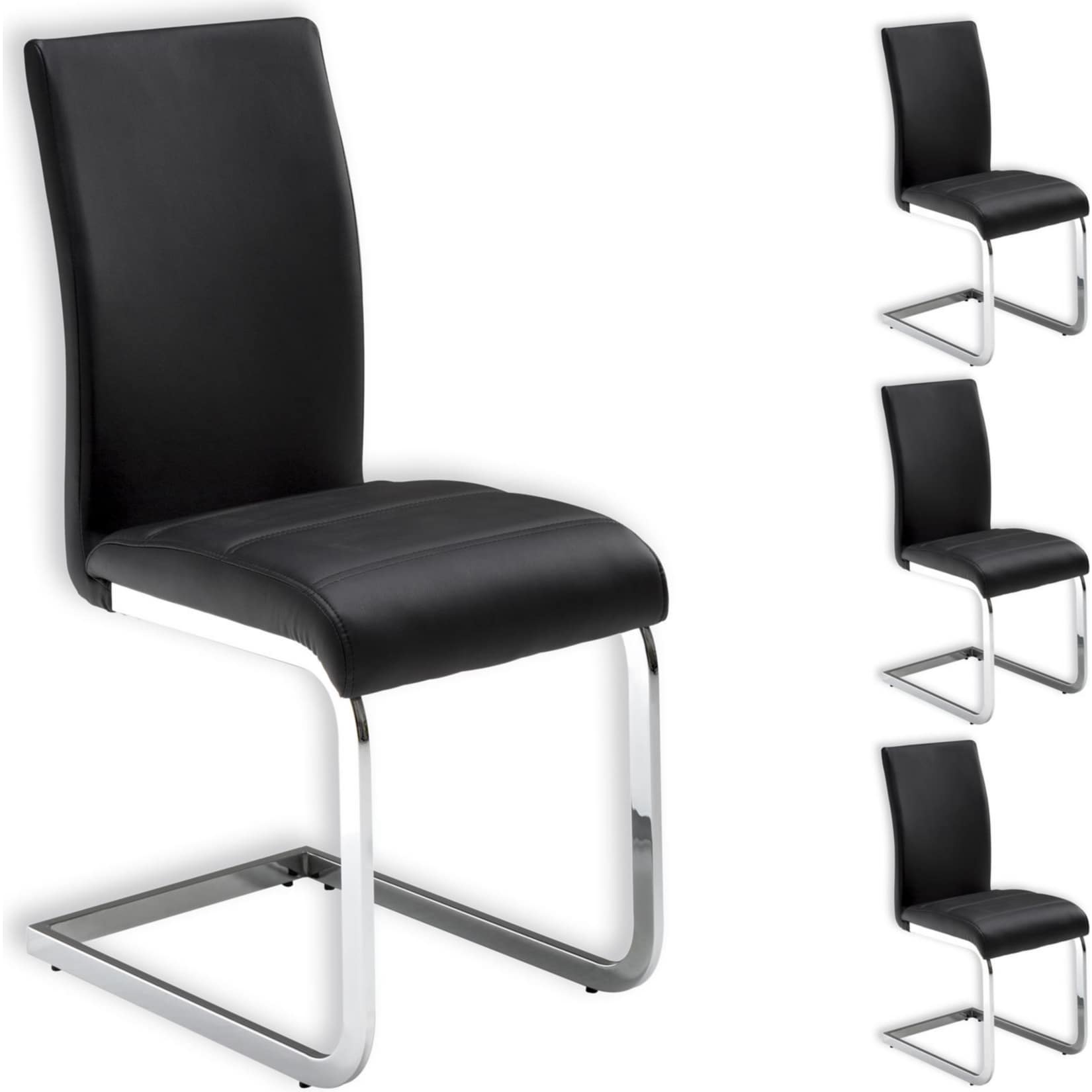 IDIMEX Schwingstuhl 4er Set LETICIA - Bild 1