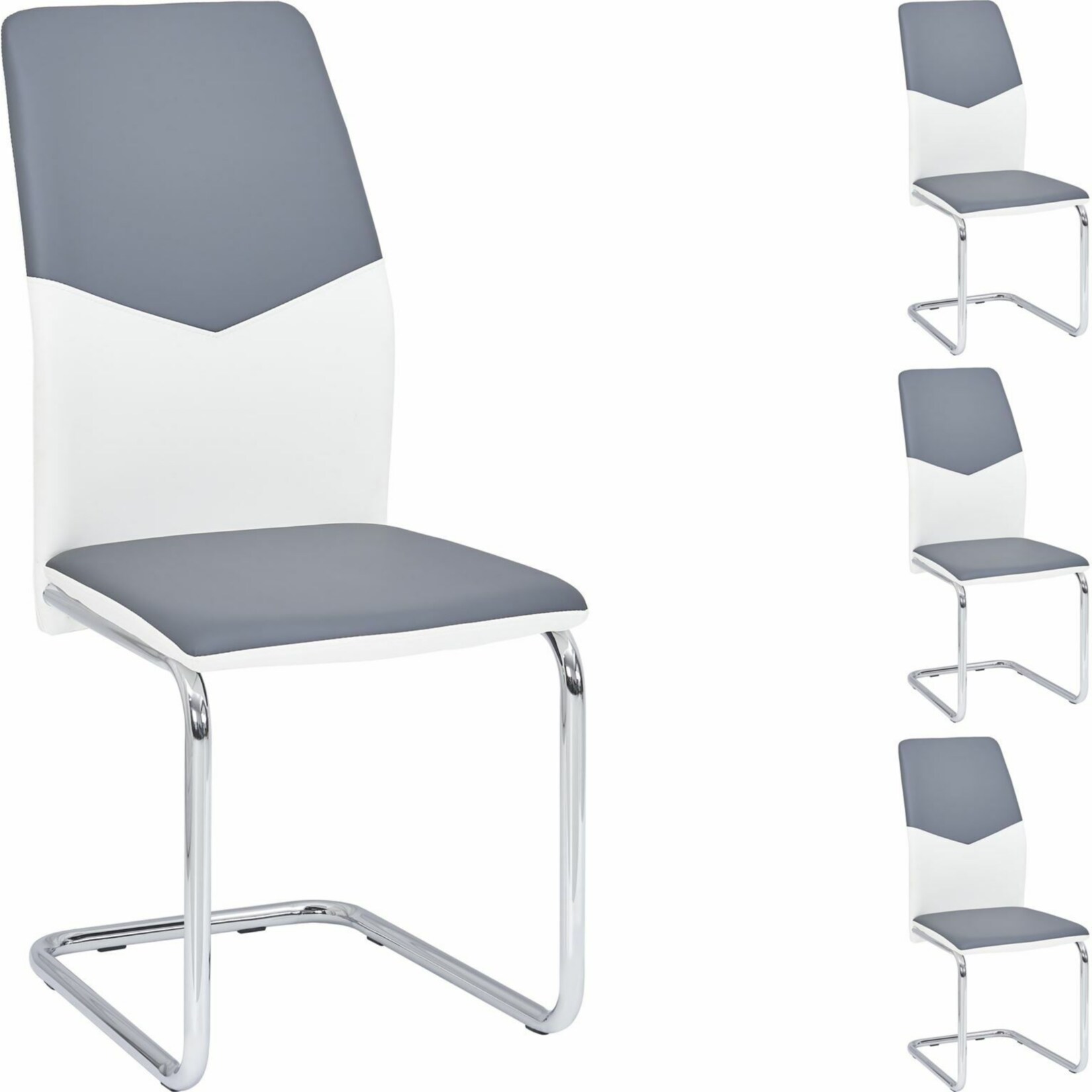 IDIMEX Schwingstuhl 4er Set LEONA - Bild 1