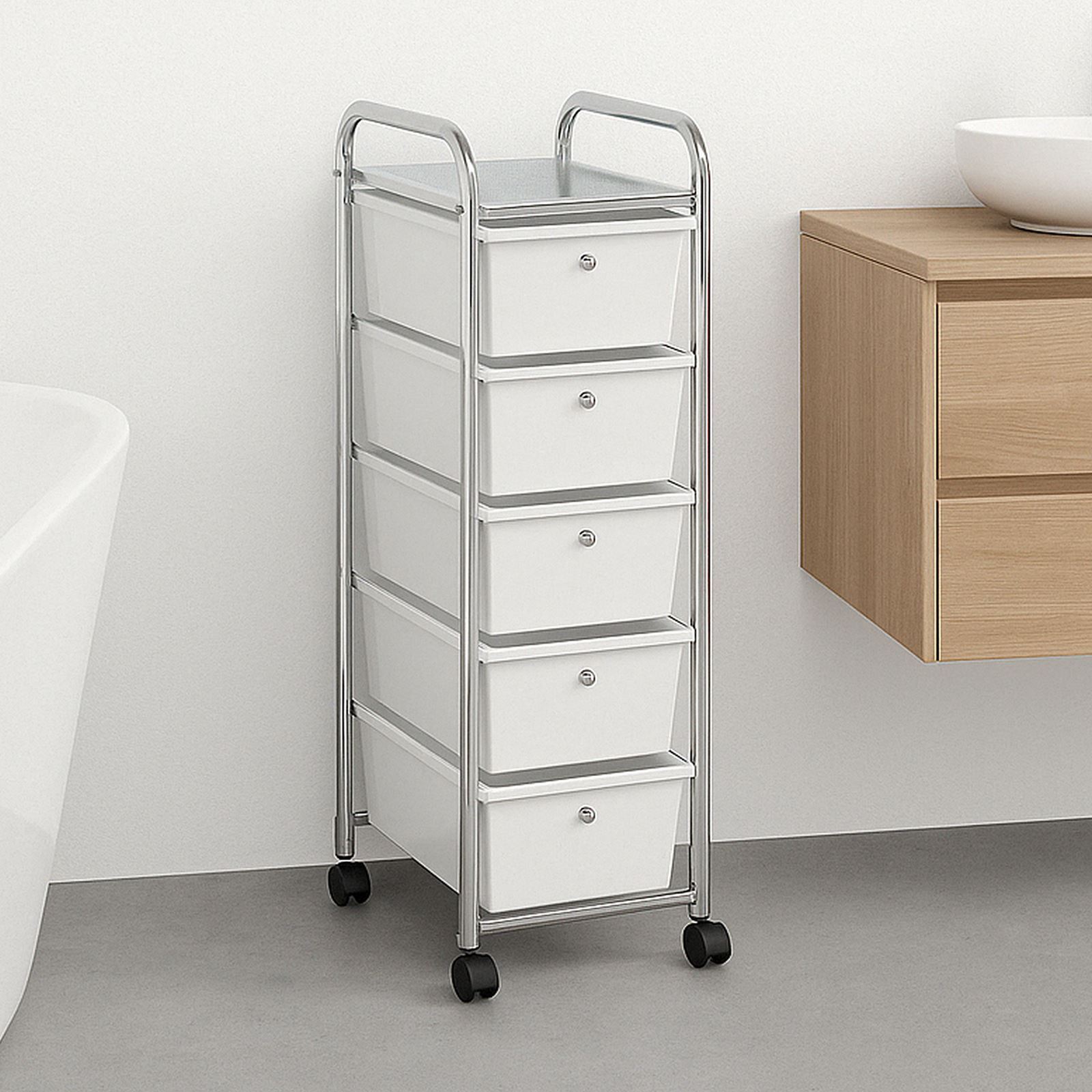 IDIMEX Rollcontainer 5 Schubladen GINA - Bild 1