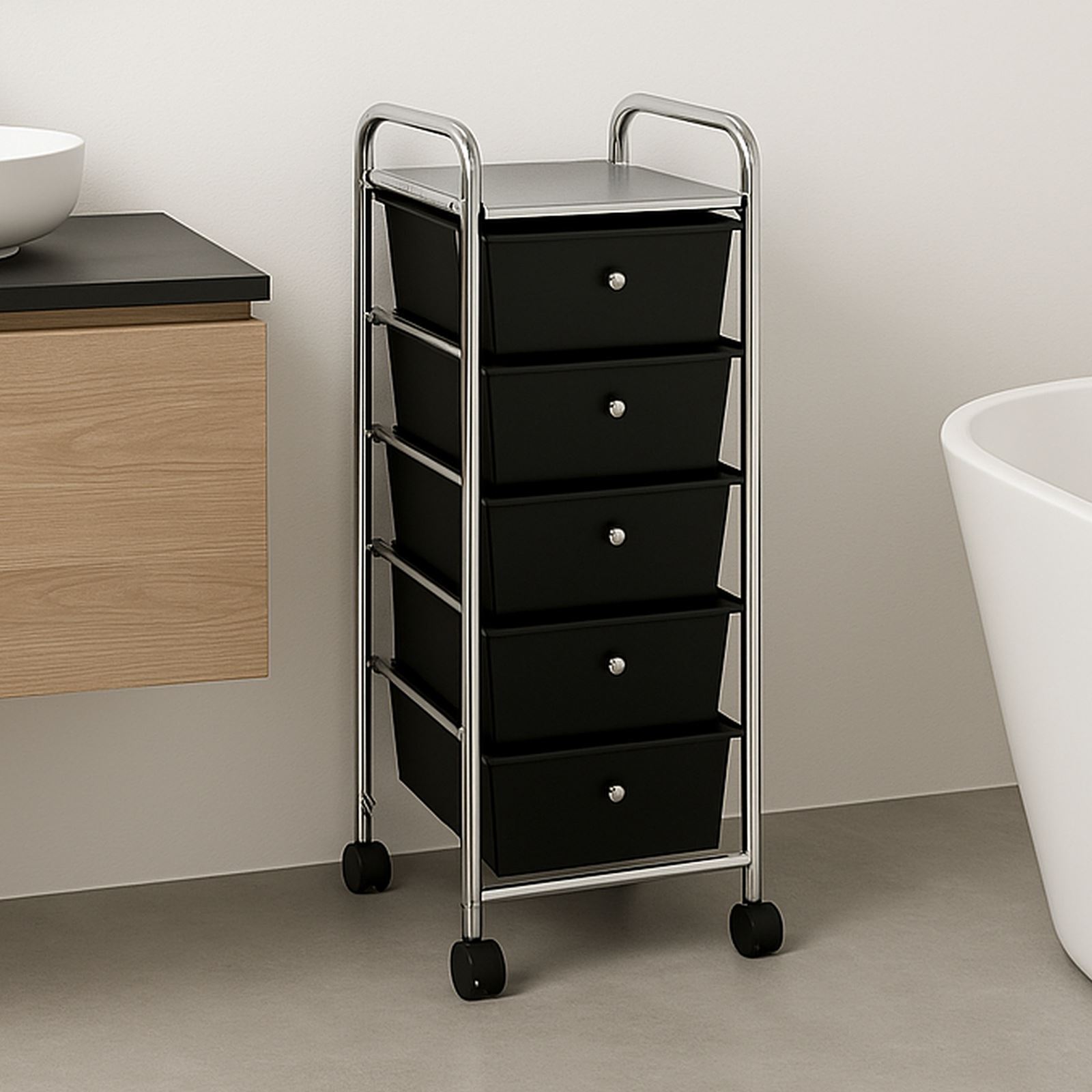 IDIMEX Rollcontainer 5 Schubalden GINA - Bild 1