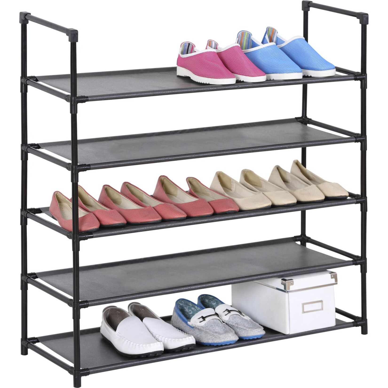 IDIMEX Schuhregal Stoff 5 B&ouml;den WILLY - Bild 1