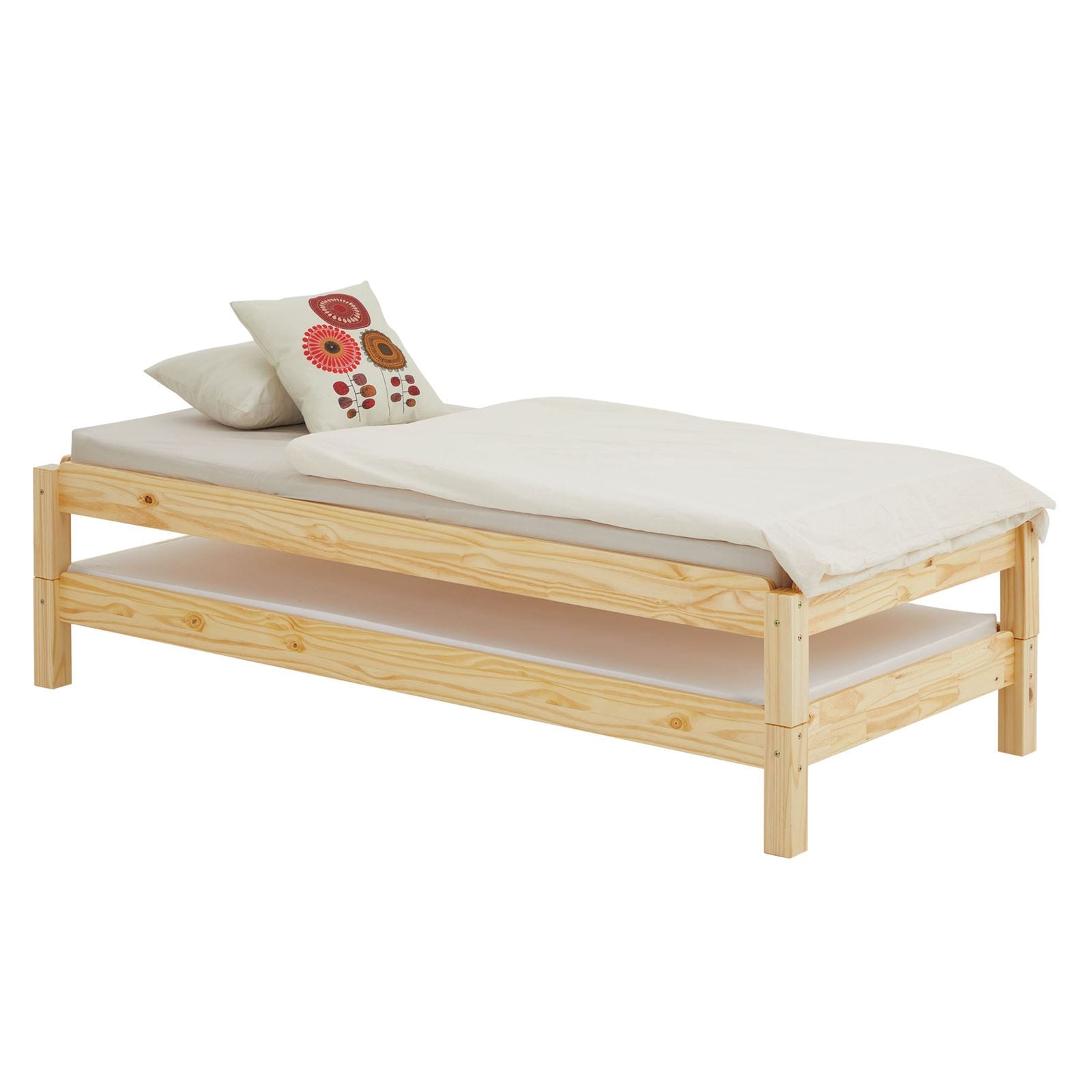 IDIMEX Stapelbett aus Kiefer RINO-90x200 - Bild 1
