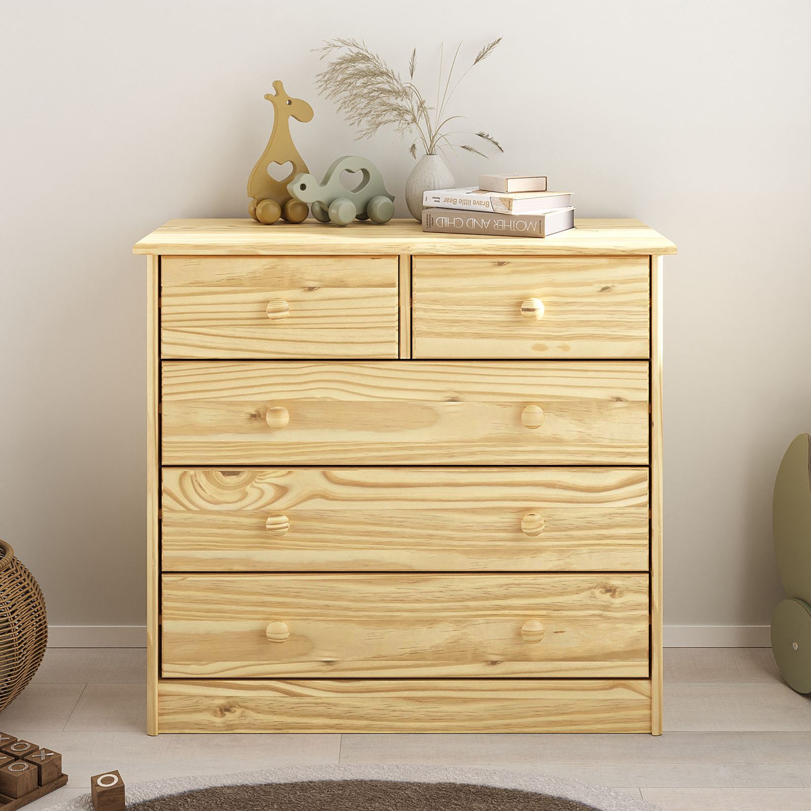 IDIMEX Kommode 5 Schubladen RONDO - Bild 1