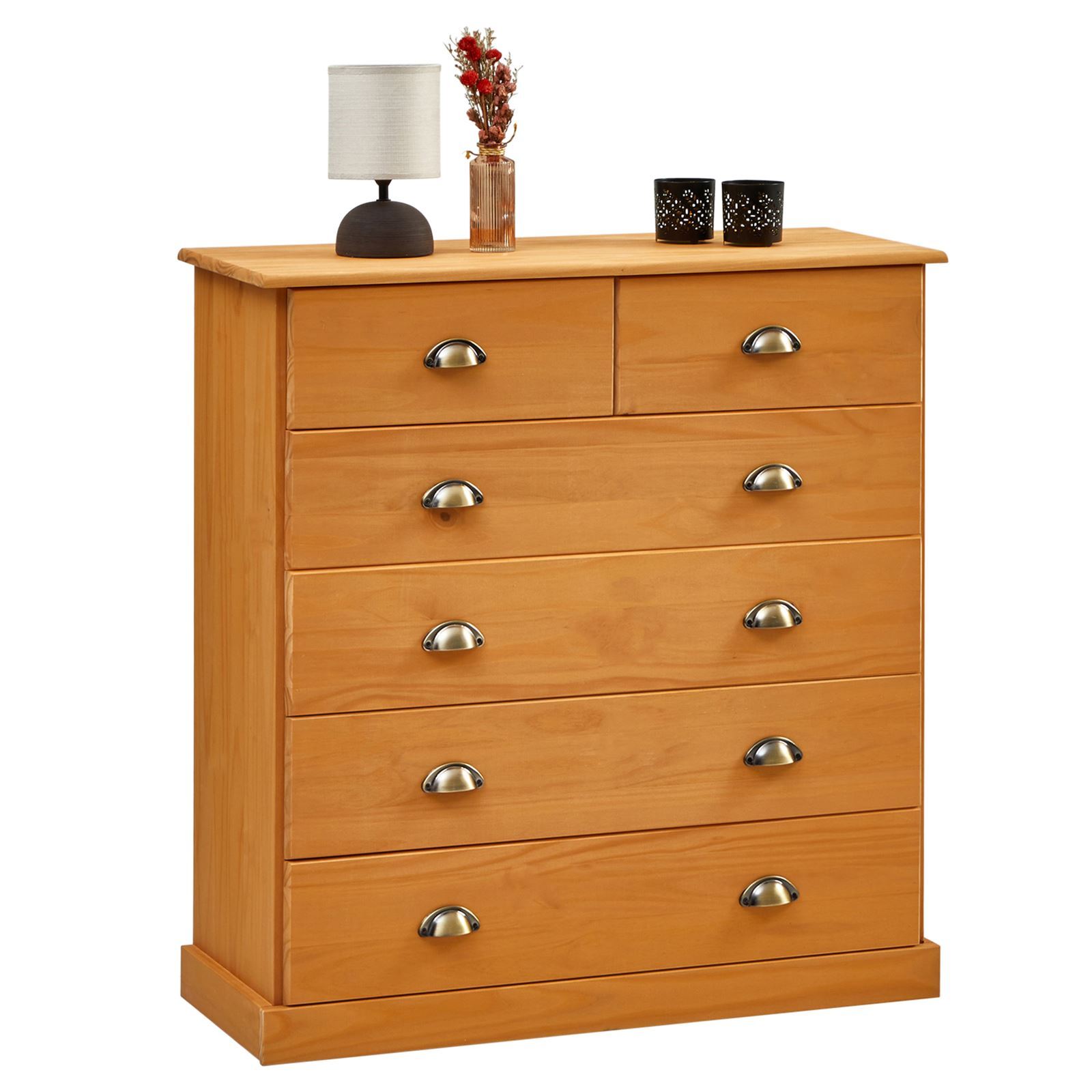 IDIMEX Kommode 6 Schubladen PARIS - Bild 1