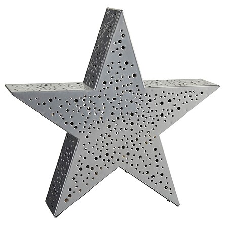 LED-Deko-Stern Silver Star Silberfarben - Bild 1