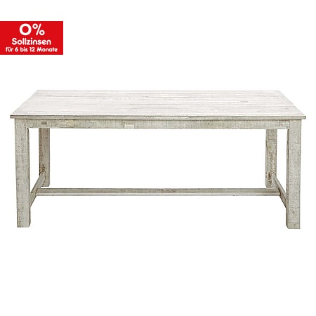 Outdoor-Tisch Lordi Hellgrau/Weiß 175 cm - Bild 1