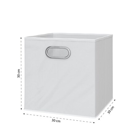 VICCO 4er Set Faltbox 30x30 cm weiß Faltkiste Aufbewahrungsbox Regalbox Box  online kaufen bei Netto