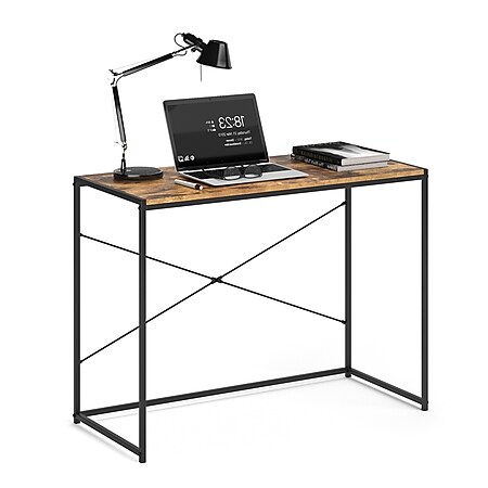Vicco Loft Schreibtisch Fyrk Bürotisch Arbeitstisch PC Tisch 100 x 45 cm Beton-Optik