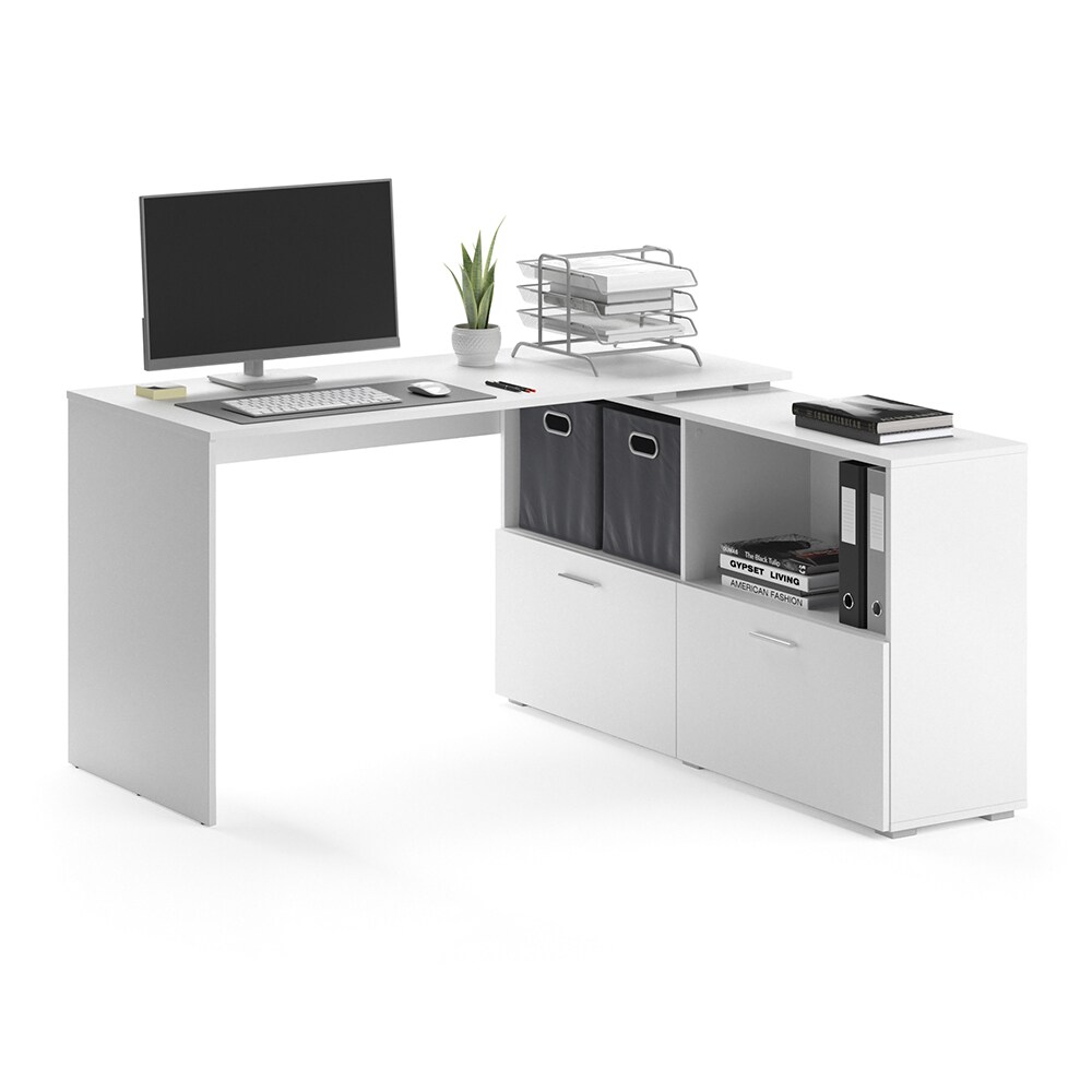 Vicco Eckschreibtisch Flexi Weiss Computer Burotisch Pc Schreibtisch Schublade Online Kaufen Bei Netto