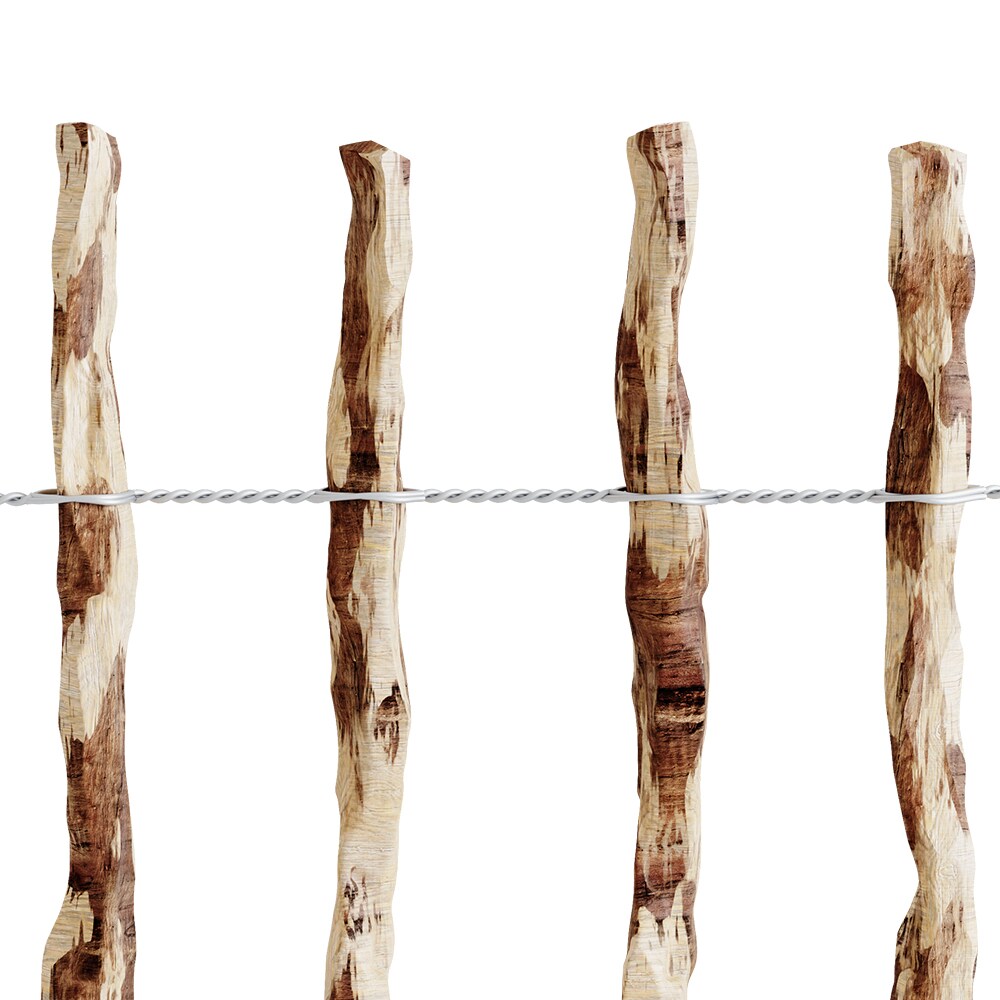 Staketenzaun Holzzaun Gartenzaun Haselnuss Lattenabstand 7 8 Cm 500cm 100cm Hoch Online Kaufen Bei Netto