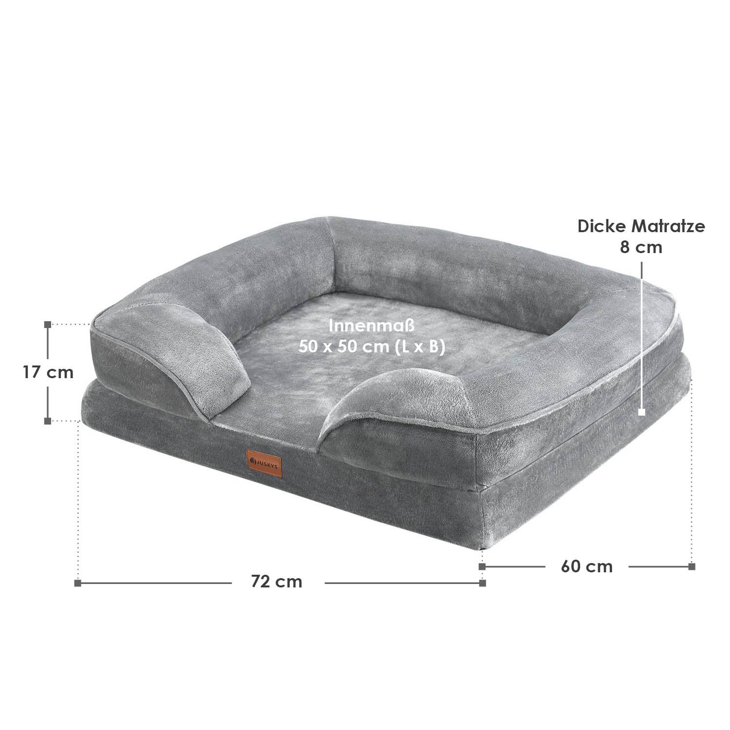 MIHIKK Orthopädisches Hundebett – Extra Weich, Wasserdicht & Rutschfest Für Große Hunde