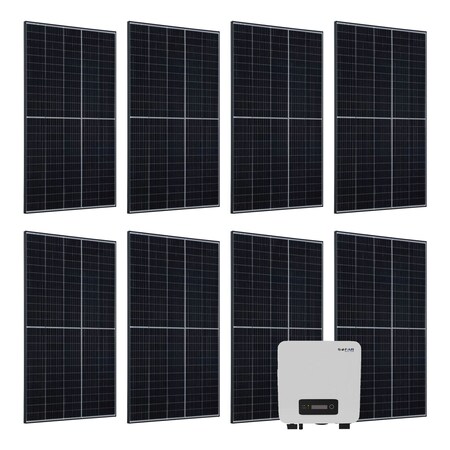 Juskys Solaranlage Set 3000 W Photovoltaik Anlage 8 Solarmodule,  Wechselrichter und WLAN online kaufen bei Netto