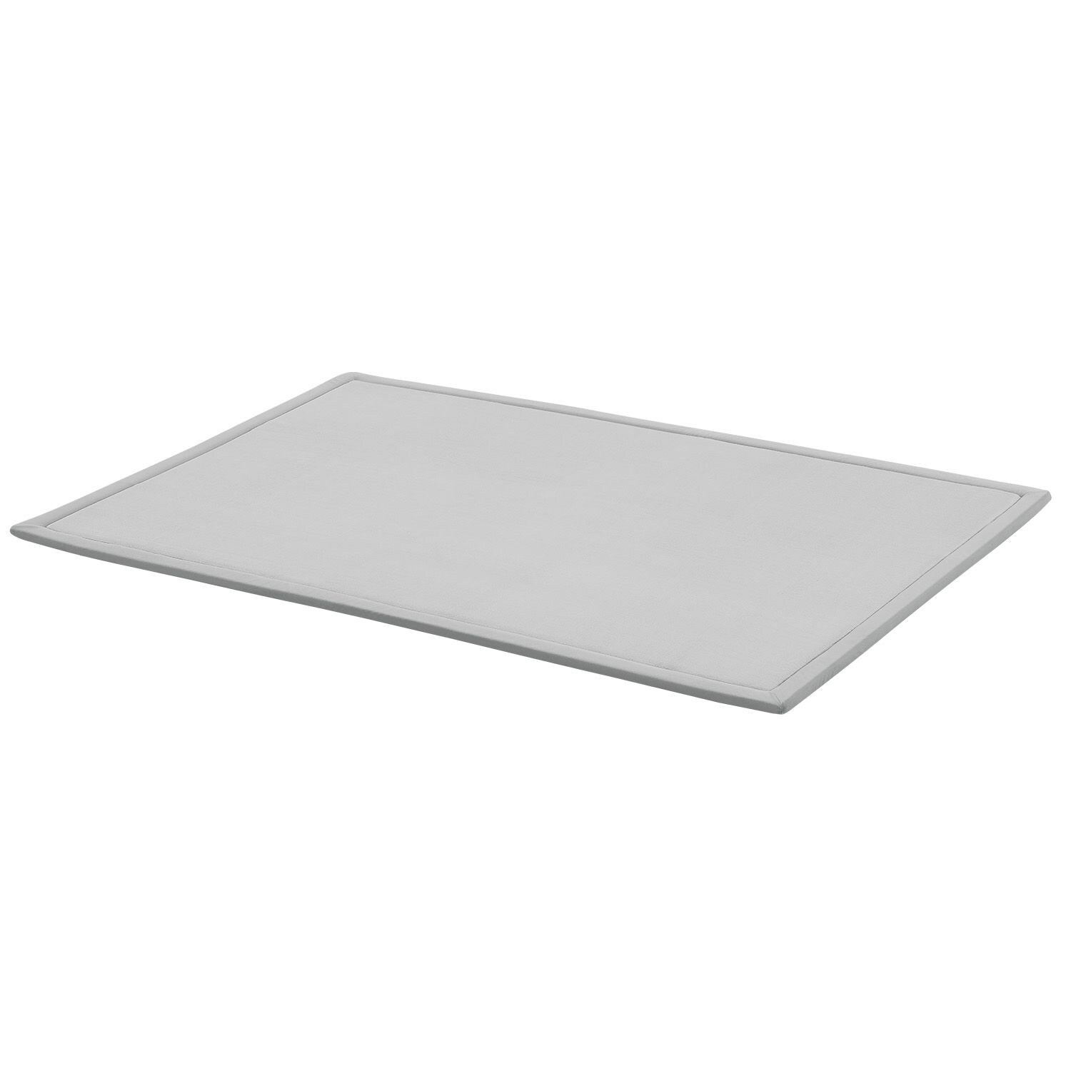 Juskys Krabbelmatte Maila Spielmatte 180x120 cm Yogamatte für Kind, Baby - rutschfest, weich - Grau
