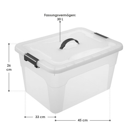 Werkzeugbox Staubox Koffer Kunststoff ab
