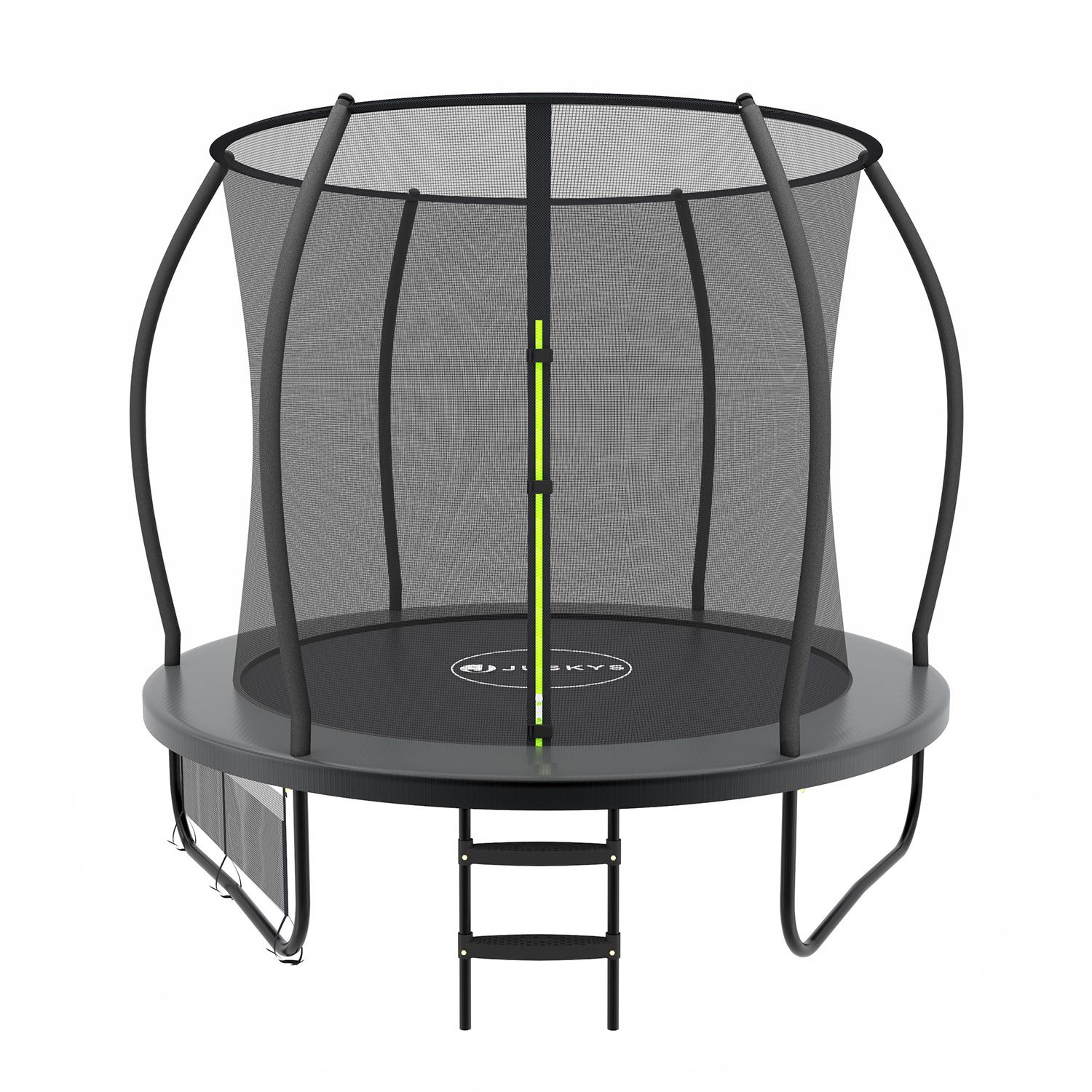 Juskys Trampolin SkyBounce S &Oslash; 228 cm &ndash; Gartentrampolin mit PowerSpring Sprungfedern & Leiter - Bild 1