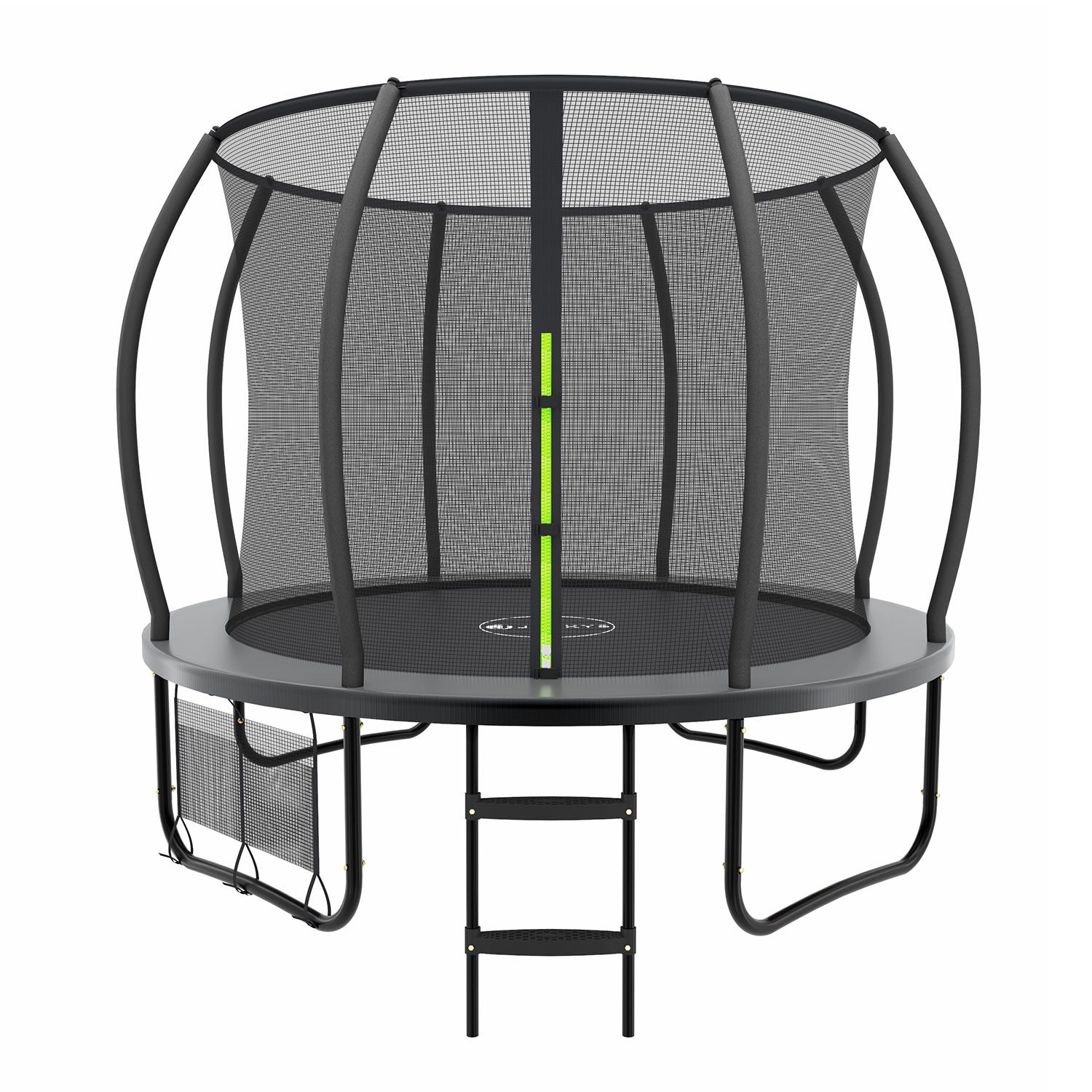 Juskys Trampolin SkyBounce M &Oslash; 305 cm &ndash; Gartentrampolin mit PowerSpring Sprungfedern & Leiter - Bild 1