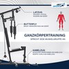 Miniaturansicht Miniaturansicht ArtSport Kraftstation ProfiGym 2000 Set mit Latzugstange, Butterflystange & Seilzug – 40kg Gewichte - Bild 2