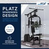 Miniaturansicht Miniaturansicht Miniaturansicht Miniaturansicht Miniaturansicht Miniaturansicht Miniaturansicht ArtSport Kraftstation ProfiGym 2000 Set mit Latzugstange, Butterflystange & Seilzug – 40kg Gewichte - Bild 7
