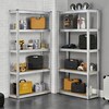 Juskys Lagerregal Basic 2er Set 180x90x40 cm – Metall Schwerlastregal, 10 Böden, 1750 kg, verzinkt - Bild 2