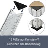 Juskys Lagerregal Basic 2er Set 180x90x40 cm – Metall Schwerlastregal, 10 Böden, 1750 kg, verzinkt - Bild 8