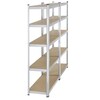 Juskys Lagerregal Basic 2er Set 180x90x40 cm – Metall Schwerlastregal, 10 Böden, 1750 kg, verzinkt - Bild 9