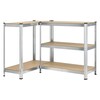 Juskys Lagerregal Basic 2er Set 180x90x40 cm – Metall Schwerlastregal, 10 Böden, 1750 kg, verzinkt - Bild 10