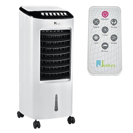 Juskys Mobiles Klimagerät mit Fernbedienung, Schwingfunktion & Timer – Klimaanlage 65 Watt 76 cm - Bild 1