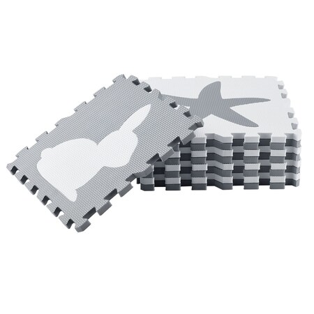 9 Schaumstoffplatten mit Tieren in Einer MORETRY Puzzlematte f/ür Babys und Kinder weichere Spielmatte T/ÜV Formamid gepr/üft +20/% dickere Schadstofffrei