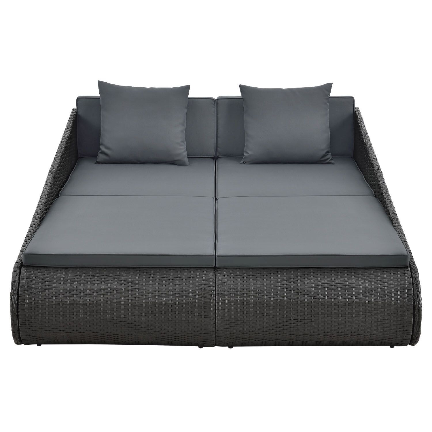 Juskys Polyrattan Sonnenliege Mykonos für nur 279,99€ inkl. Versand statt 318,95€