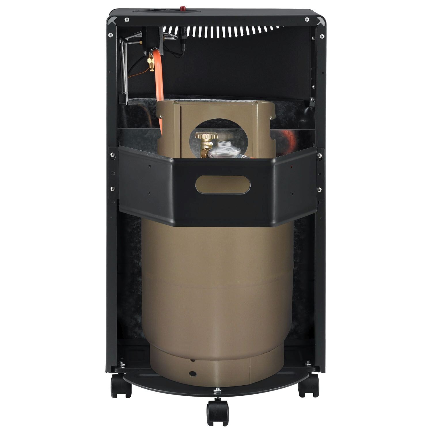 Juskys Keramik Gasheizung GS42US 4200W - Mobile Heizung Mit Druckregler & Schlauch