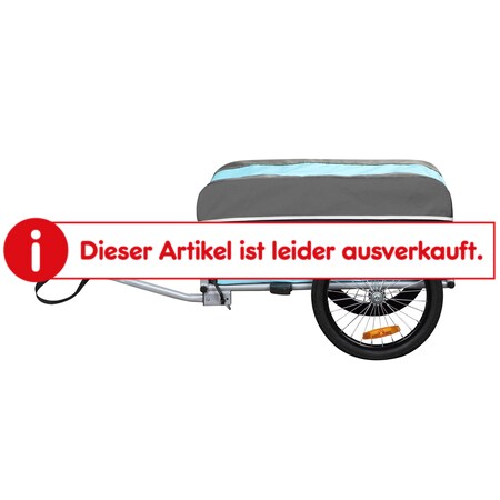 SAMAX Lastenanhänger / Fahrradanhänger für 40 Kg / 120 Liter in Blau / Grau  - Sport Edition online kaufen bei Netto