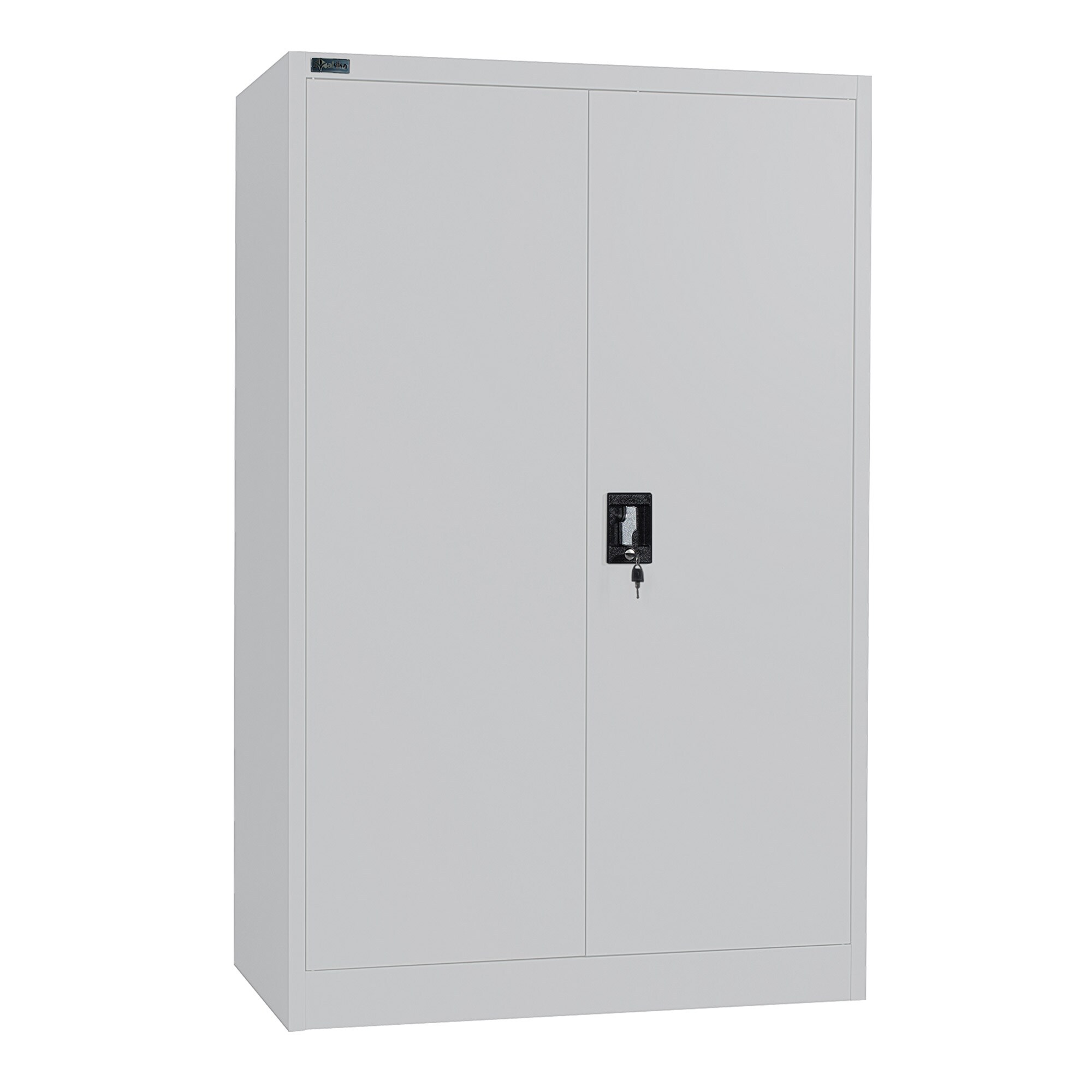 Makika Aktenschrank / B&uuml;roschrank abschlie&szlig;bar 40x90x140cm in Hellgrau - Bild 1