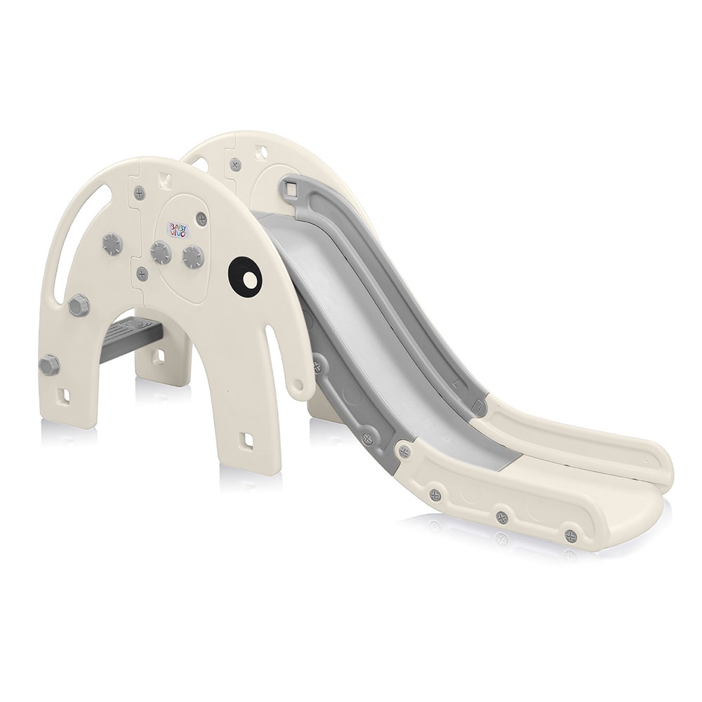 Baby Vivo Kinderrutsche / Rutsche - Elefant in Grau / Wei&szlig; - Bild 1
