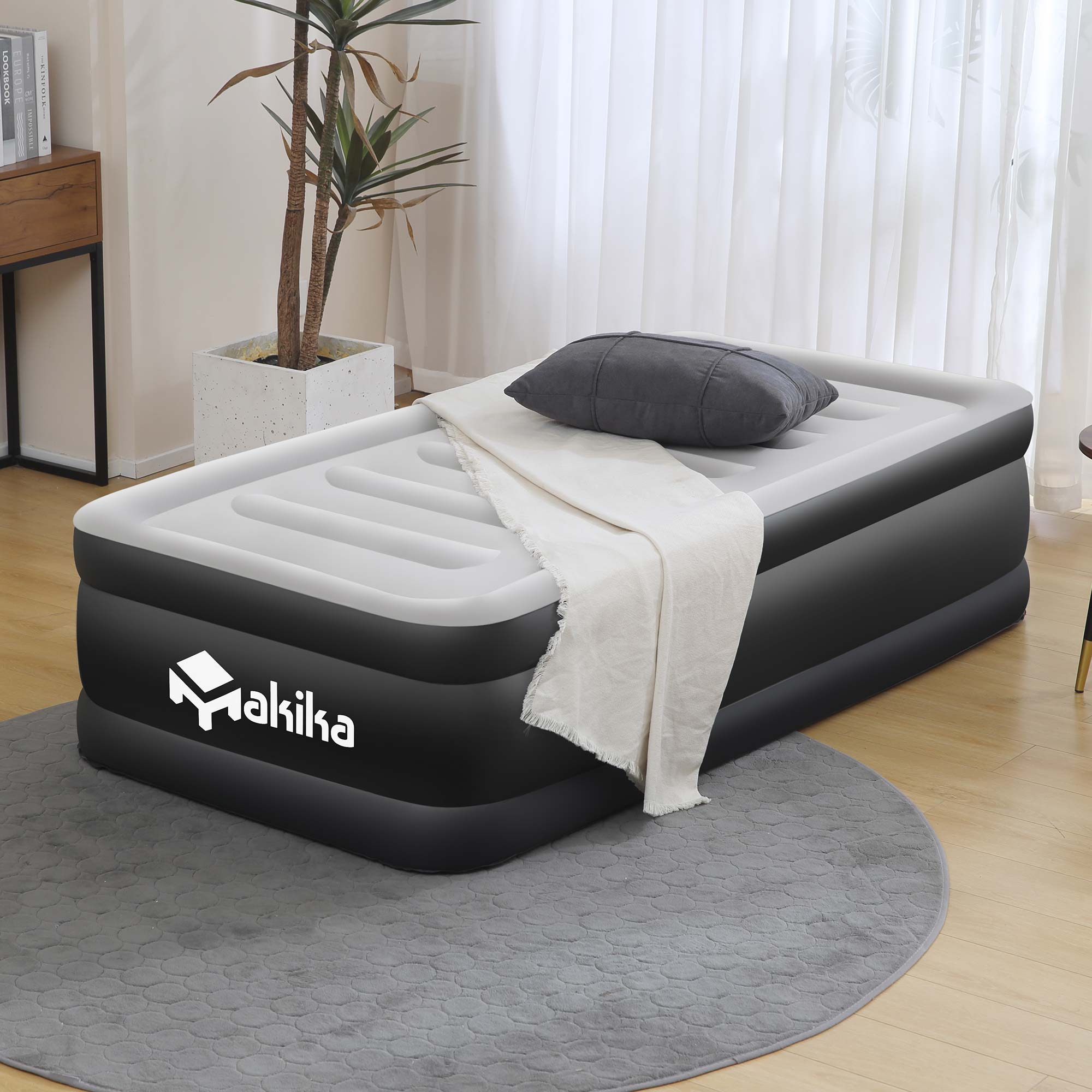 Luftbett Selbstaufblasend Selbstaufblasendes Luftbett Mit Pumpe – Gästebett, Matratze, Einzel- & Doppelgröße – Komfort Pur