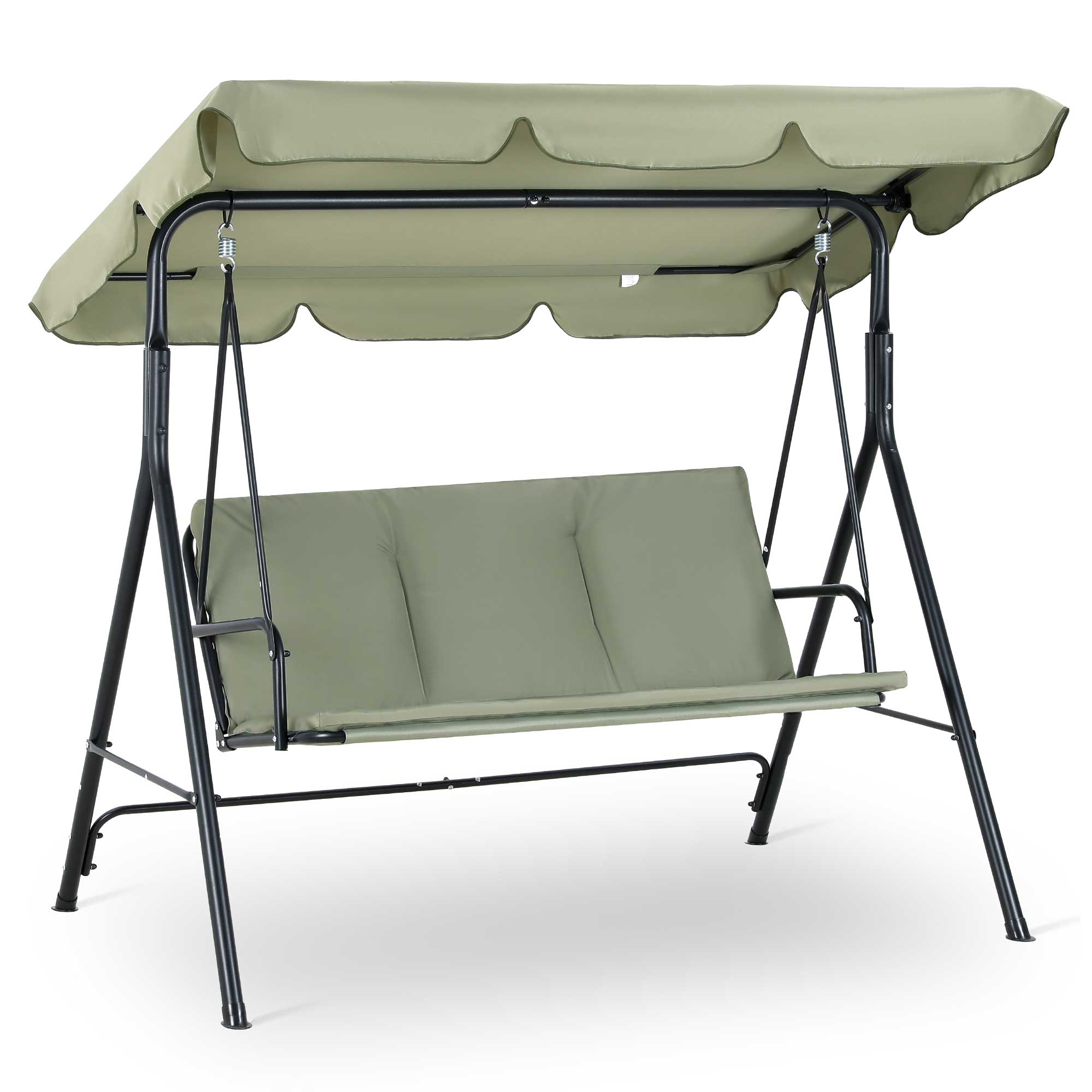 Strattore Hollywoodschaukel Gartenschaukel / Gartenliege 175 x 110 x 153 cm - Gr&uuml;n - Bild 1