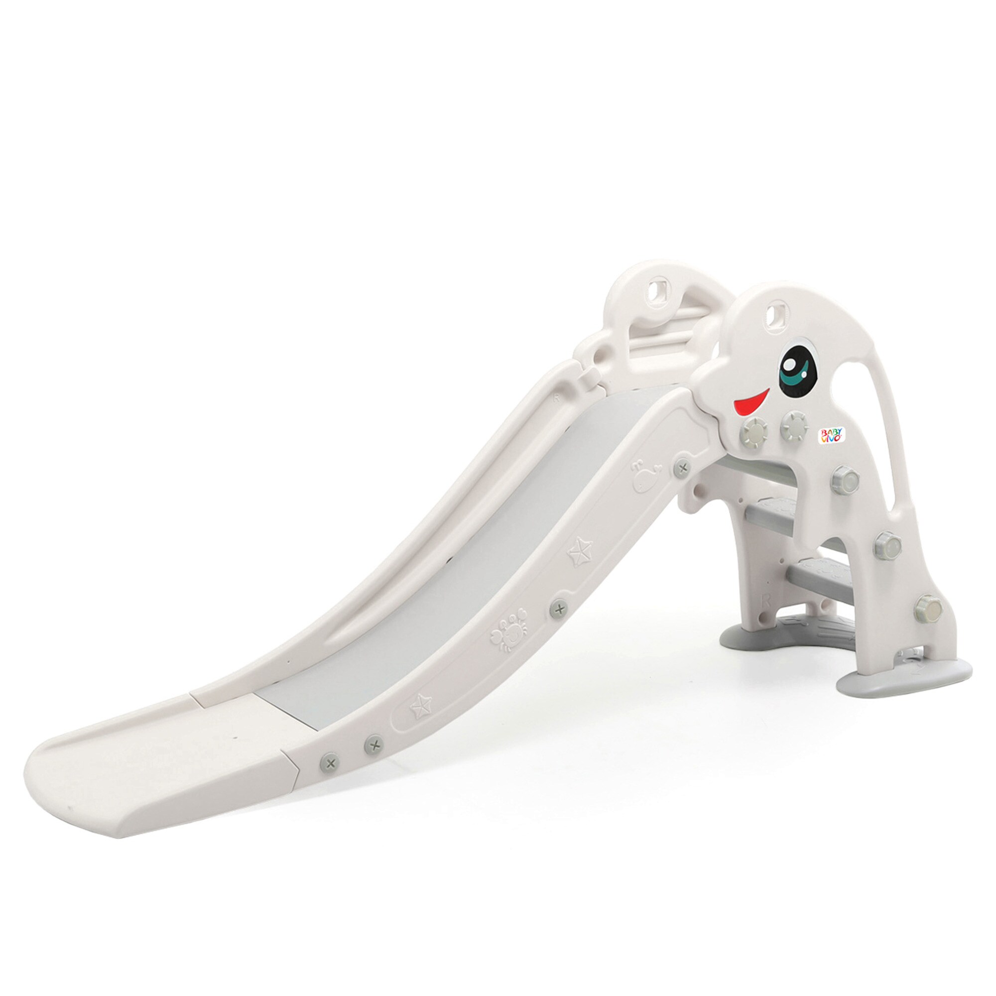 Baby Vivo Kinderrutsche / Rutsche - Delfin in Wei&szlig; - Bild 1