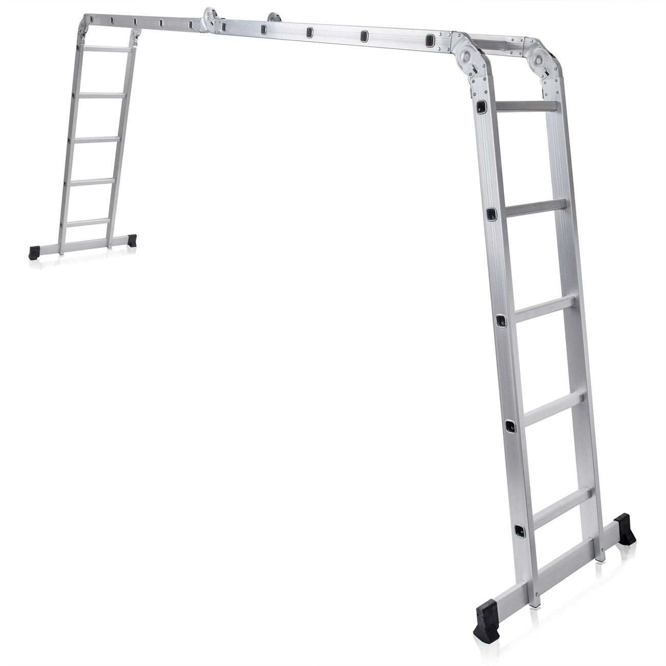 MAXCRAFT Multifunktionsleiter / Mehrzweckleiter 4x5 - L&auml;nge 5,51m - Bild 1